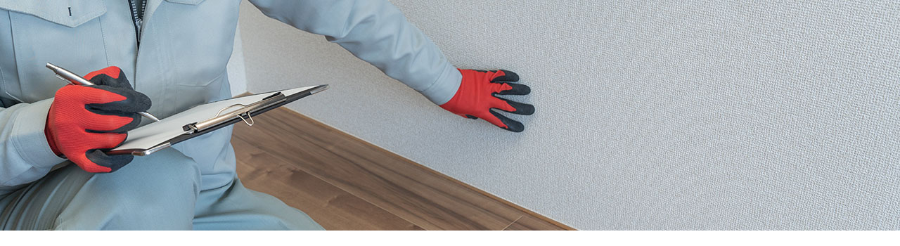 実際のアスベスト目視調査