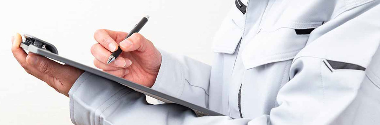 住宅室内でのアスベスト検体採取手順