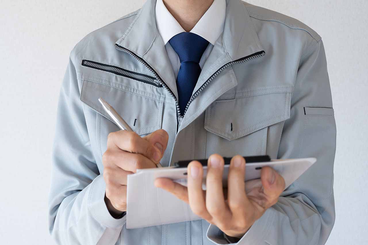 チェックシートを使ってアスベスト現地調査