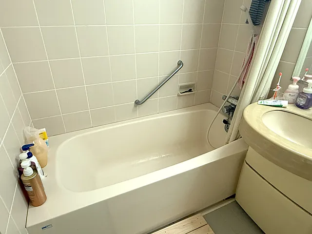 アスベスト調査の現地検体採取風景｜千葉市・浦安市